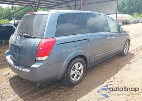 2008 Nissan Quest 3.5 из США, поврежденный, VIN 5N1BV28U68N118402